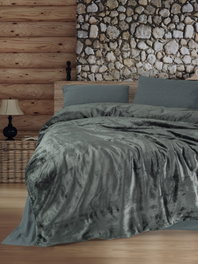 L'essentiel linge de maison Flossy - Gris